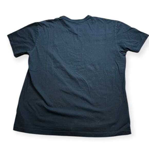 POLO RALPH LAUREN Men’s Black Short Sleeve V-Neck Custom Slim Fit Logo Tee T-Shi - Picture 2 of 5